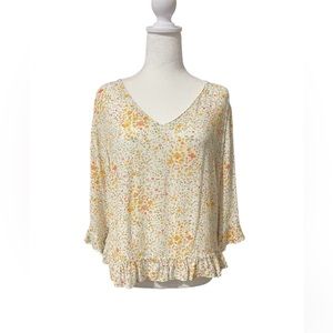 Cynthia Rowley women’s floral print blouse, Size Medium